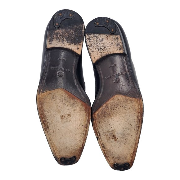 Mezlan Men\'s Tours Calfskin Black Leather Horsebit Loafers Size 8.5M main image 7